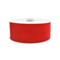 Woven Vintage Velvet Christmas Ribbon, 10-yard