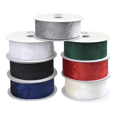 Christmas Lush Dual Sided Velvet Ribbon, 10-yard