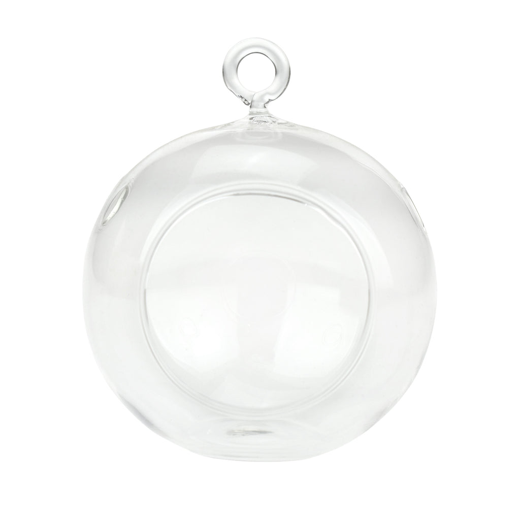 Round Glass Terrarium Air Plant Home Decor, 3-inch