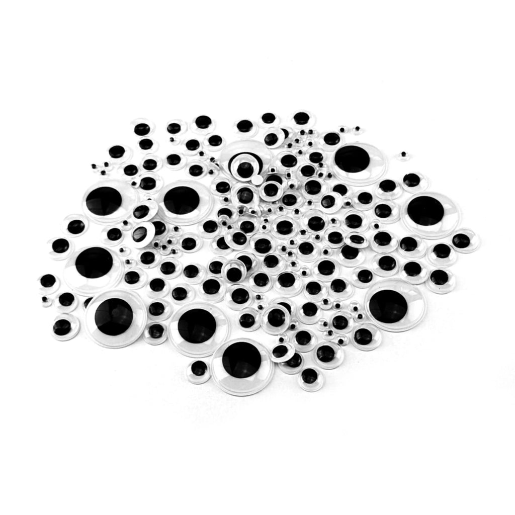 Craft Googly Eyes, Assorted Sizes, 182-Piece