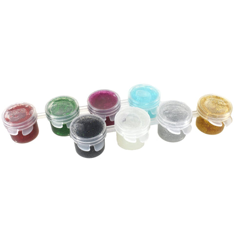 8-Color Assorted Acrylic Paint Pots