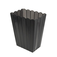 Large Plastic Scalloped Containers with Lines