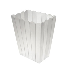 Large Plastic Scalloped Containers with Lines