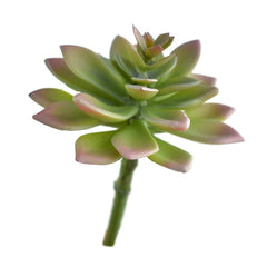 Artificial Green Prince Succulent, 6-1/2-inch