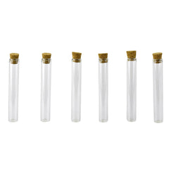 Mini Glass Vials with Cork Lid