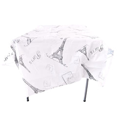 Paris Eiffel Tower Plastic Table Cover, 108-Inch x 54-Inch
