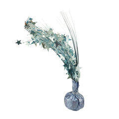 Metallic Star and Fringe Balloon Weight, 15-Inch