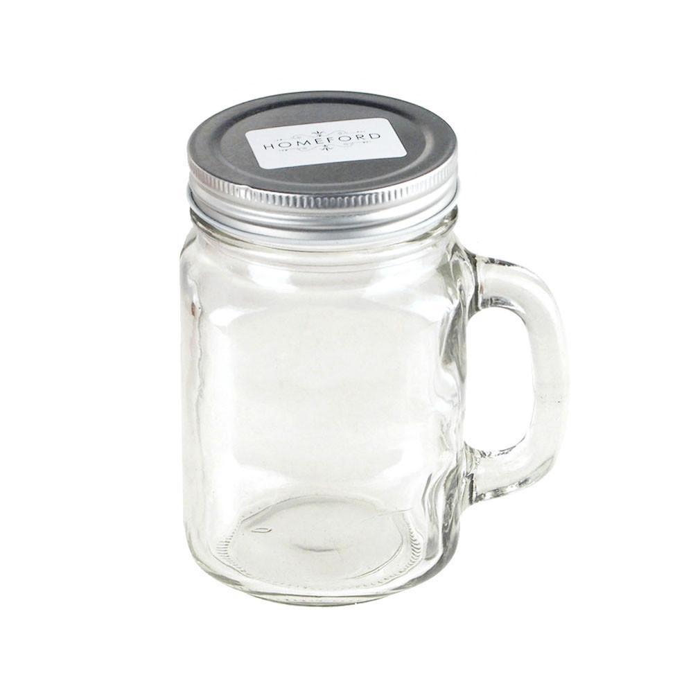 3-1/2-Inch Tall Glass Mason Jar, 12-Piece