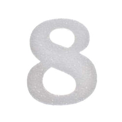 Craft Expanded Polystyrene Foam EPS Foam Symbol Cut Out, 4-3/4-Inch, 12-Count