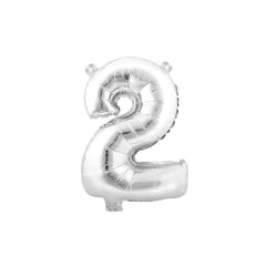 Aluminum Foil Number Balloon, 34-inch