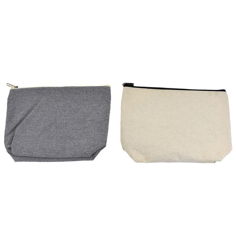 Canvas Zipper Pouch, 10-Inch
