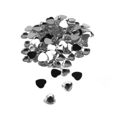 Heart-Shaped Acrylic Rhinestone Diamonds