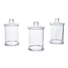 Acrylic Apothecary Mini Candy Jars, Clear