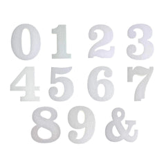 Craft Expanded Polystyrene Foam EPS Foam Symbol Cut Out, 4-3/4-Inch, 12-Count