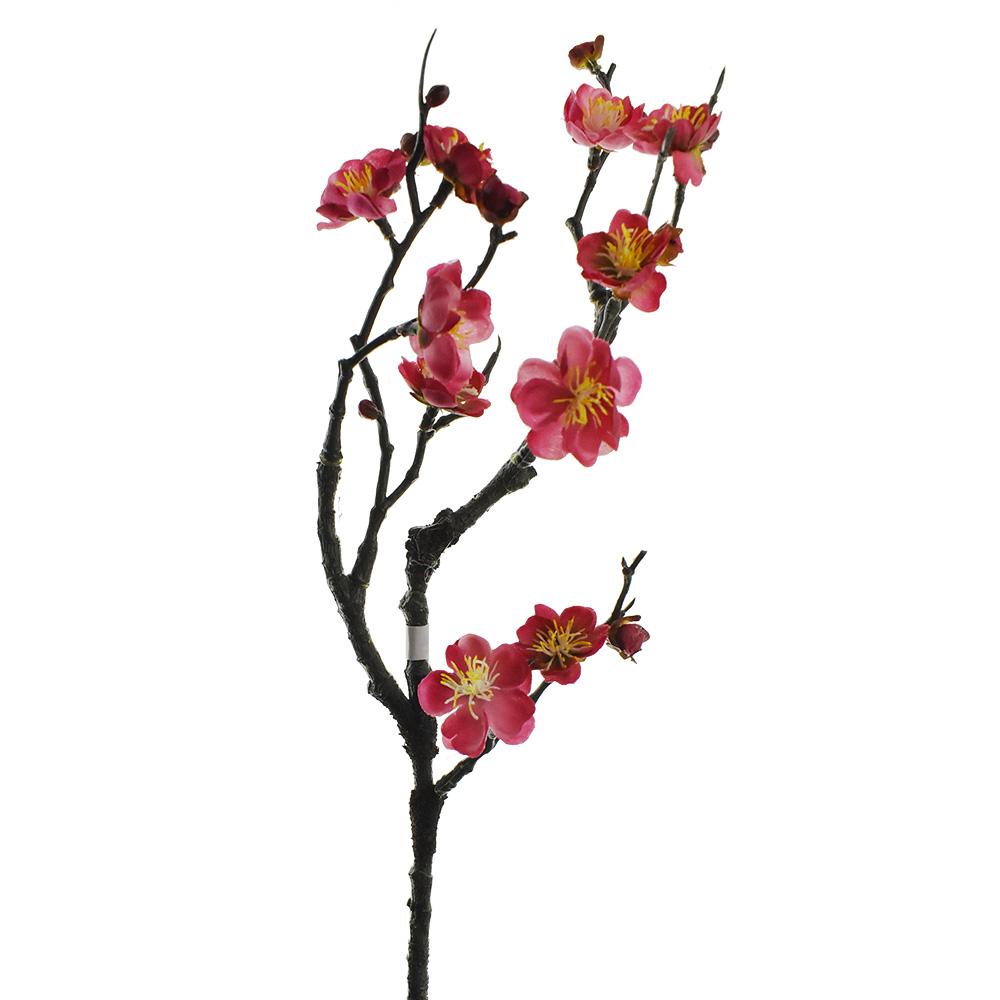 Artificial Plum Blossom Spray, 19-Inch