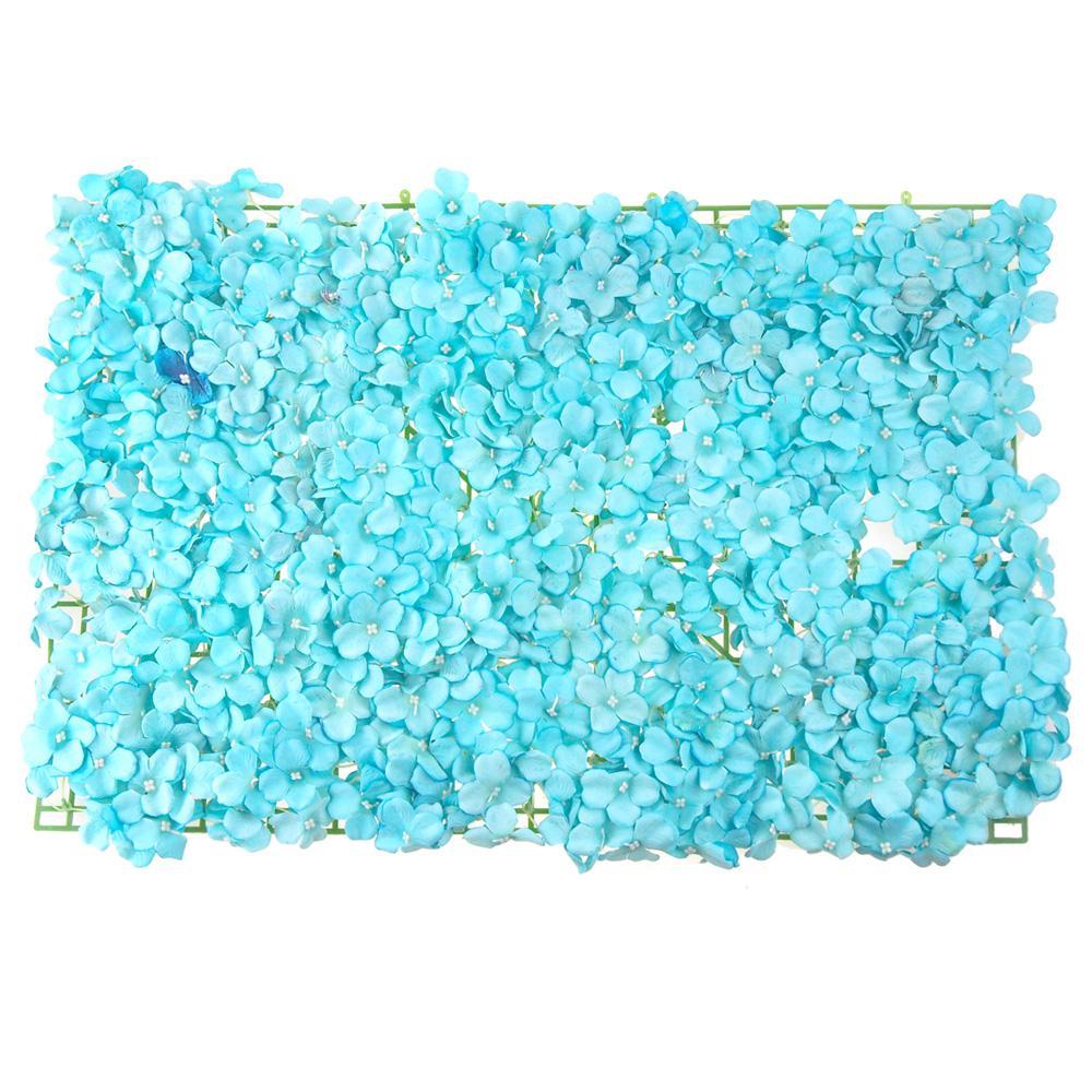 Artificial Silk Hydrangea Backdrop Mat, 24-Inch