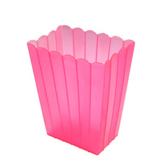 Large Plastic Scalloped Containers with Lines