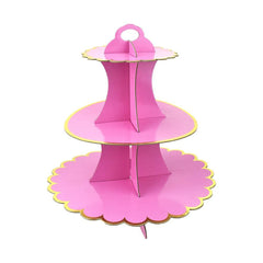 3-Tier Cardboard Cupcake Stand, 13-inch