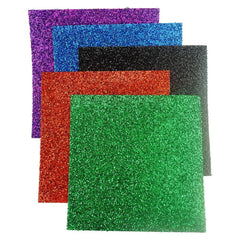 Metallic Grass Card Stock Sheets, Assorted, 12-Inch, 5-Piece