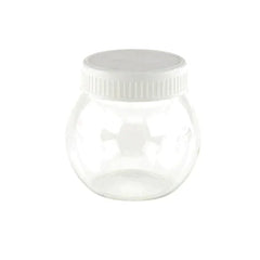 Plastic Round Favor Container with Lid, 3-Inch, Small
