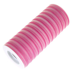 Stripe Tulle Spool Roll, 6-Inch, 25 Yards