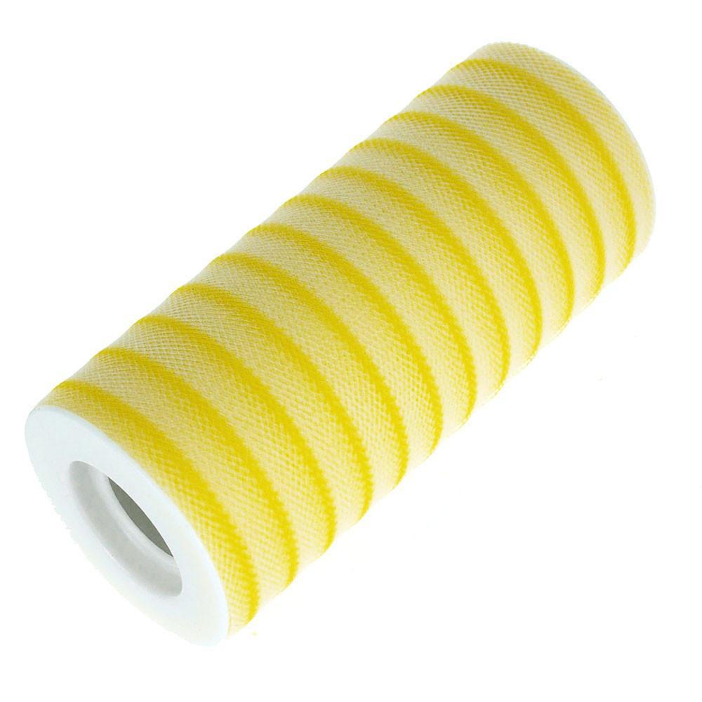 Stripe Tulle Spool Roll, 6-Inch, 25 Yards
