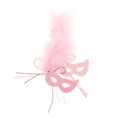 EVA Glitter Foam and Feather Masquerade Masks, 2-1/2-Inch