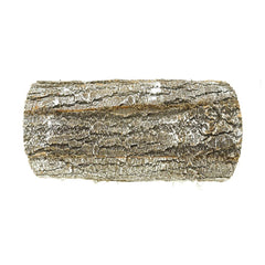 Artificial Snow Covered Log Decoration