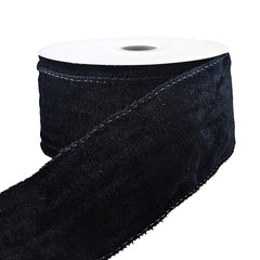 Christmas Classic Plush Velvet Wired Ribbon, 2-1/2-inch, 10-yard