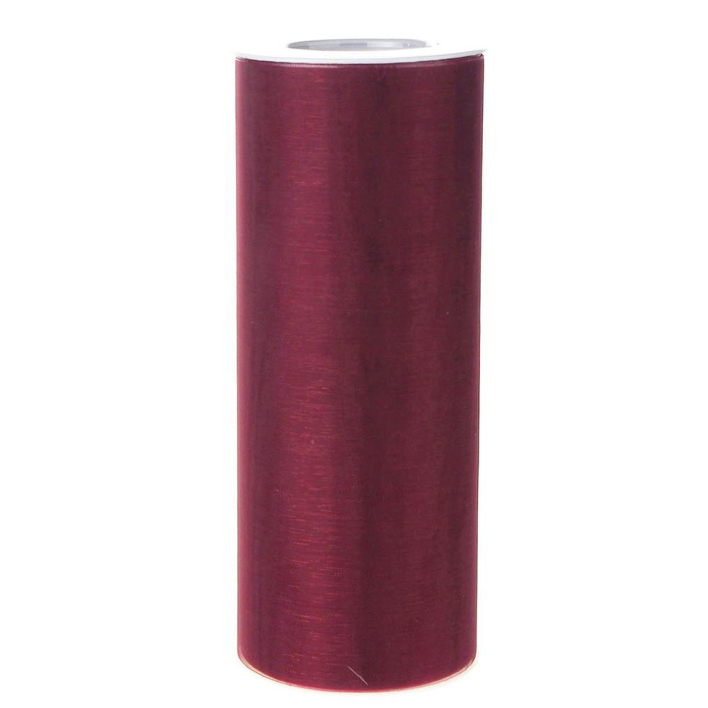 Organza Spool Roll, 6-Inch, 25 Yards