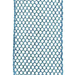Metallic Grand Glittered Net Wired Ribbon, 2-1/2-Inch 10-Yard - Turquoise