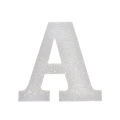 Craft Expanded Polystyrene Foam EPS Foam Symbol Cut Out, 4-3/4-Inch, 12-Count