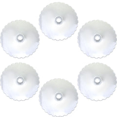 Acrylic Cake Stand, 12-Inch, 6-Count - Clear