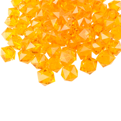 Acrylic Crystal 12-Point Star Diamond, 1-Inch, 100-Count
