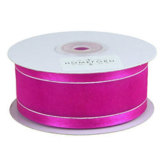 Silver-Lined Satin Edge Organza Ribbon