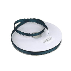 Picot Edge Double Face Satin Ribbon, 3/8-inch, 50-yard