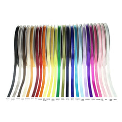 Single Face Satin Ribbon, 1/4-inch, 100-yard