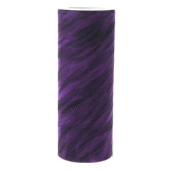 Zebra Print Tulle Roll Spool, 6-Inch, 10 Yards