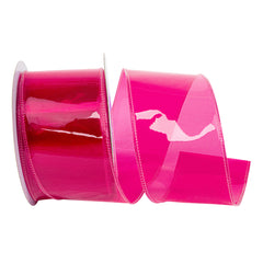 Jelly Vinyl Wired Ribbon, 2-1/2-inch, 10-yard