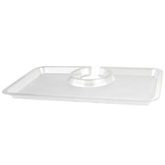 Clear Plastic Plates with Cup Holder, 8-inch, 12-count