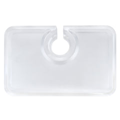 Clear Plastic Plates with Cup Holder, 8-inch, 12-count