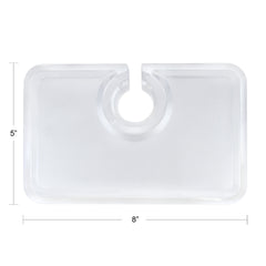 Clear Plastic Plates with Cup Holder, 8-inch, 12-count