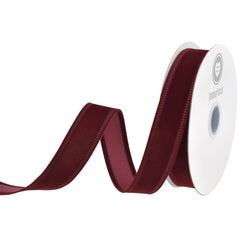 Christmas Velvet Wired Edge Ribbon, 10-yard