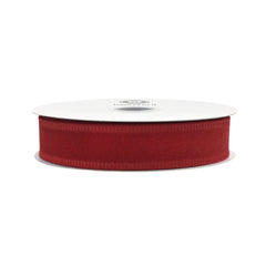 Christmas Velvet Wired Edge Ribbon, 10-yard