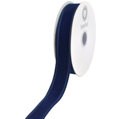 Christmas Velvet Wired Edge Ribbon, 10-yard