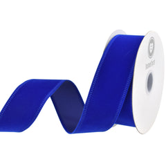 Christmas Velvet Wired Edge Ribbon, 10-yard