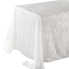 Rectangle Velvet Party Dining Tablecloth, 132-inch x 90-inch