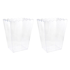 Large Plastic Scalloped Containers