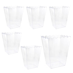 Large Plastic Scalloped Containers