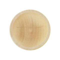 Wooden Craft Routered Lip Bowl Miniature, 2-1/2-inch, 1-count